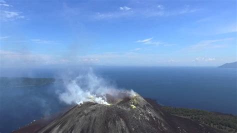 Anak Krakatoa Volcano, Indonesia - Drone Photography