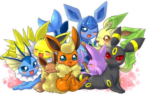 Cute Eevee Evolutions Wallpaper - WallpaperSafari