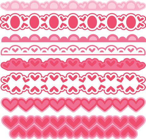 Valentine Borders SVG cut files valentine alphabet svg cuts free svg files free svg cuts