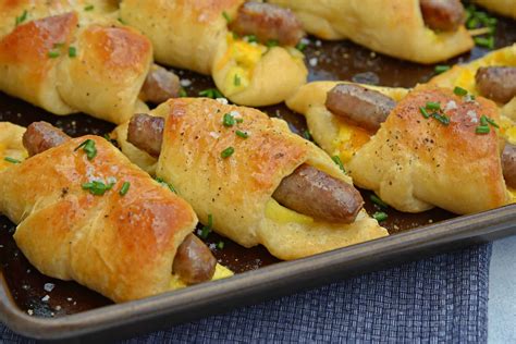 Sausage Crescent Rolls - Savory Experiments