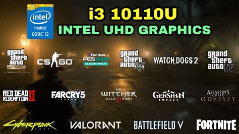 (i3 10th Gen 10110U) Intel UHD Graphics Gaming Test ! 2021 - YouTube