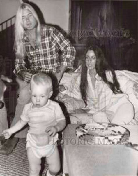 Gregg Allman, Cher, & their baby Elijah Blue Allman | Allman brothers, Allman brothers band ...