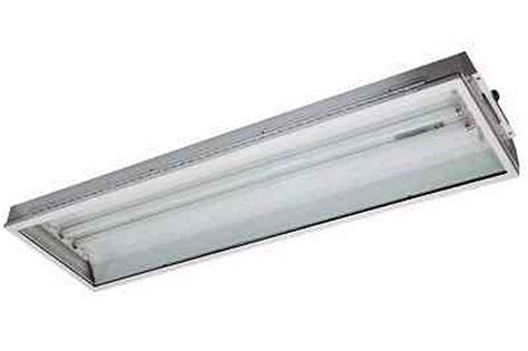 Larson Electronics - 4' 2 Lamp Fluorescent Light Fixture - Emergency ...