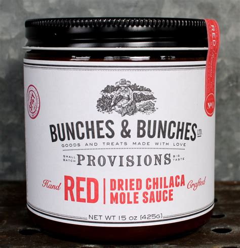 Red: Dried Chilaca Mole Sauce / Bunches & Bunches