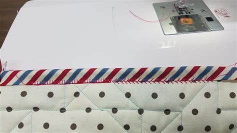 American Quilter's Society - Decorative Stitch Binding Tutorial