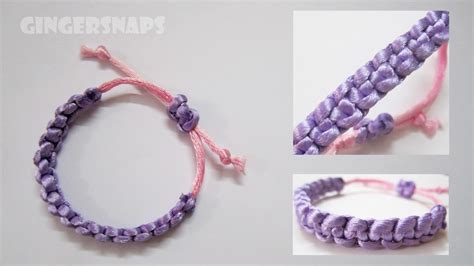 DIY: Square Knot Bracelets for Friendship Day | GingerSnaps