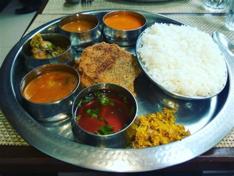 The Goan fish thali is an absolute delight and a must eat dish