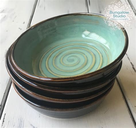 Ceramic Pasta Bowl Set, Pottery Bowls, Ceramic Salad Bowls - Etsy