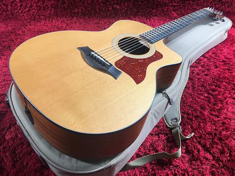 Acoustic Guitar Electric Taylor 114ce Natural Soft Case | Reverb UK