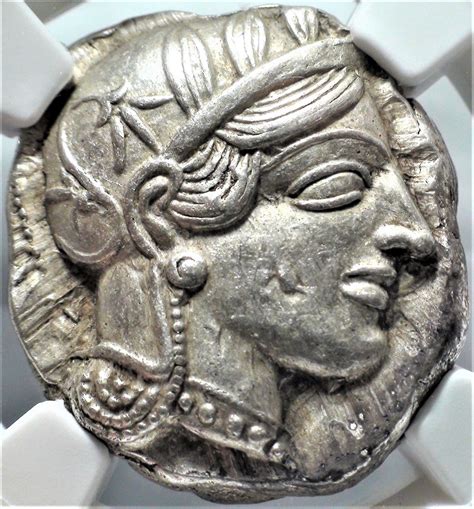 Rare 440-404 BC Ancient Greece Original Antique Greek Silver Coin Owl ...