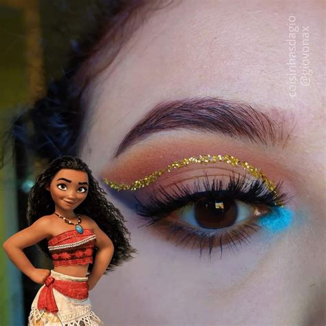 moana makeup | Maquiagem de princesa disney, Maquiagem de princesa ...