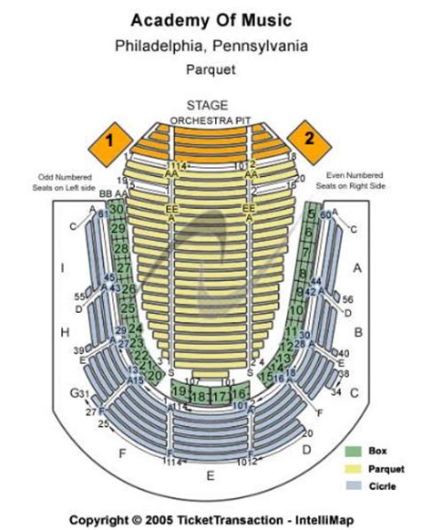 Academy Of Music Tickets and Academy Of Music Seating Chart - Buy Academy Of Music Philadelphia ...