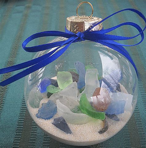 Beach Glass Ornaments!