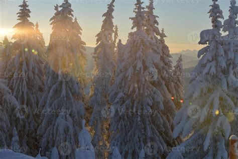 winter mountain landscape 10686443 Stock Photo at Vecteezy