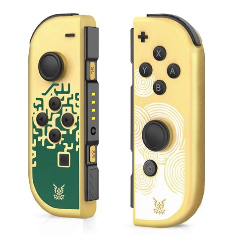 Emlimny Joycon Controller for Nintendo Switch, Dual Vibration, Wake-up/Motion Control - Zelda ...