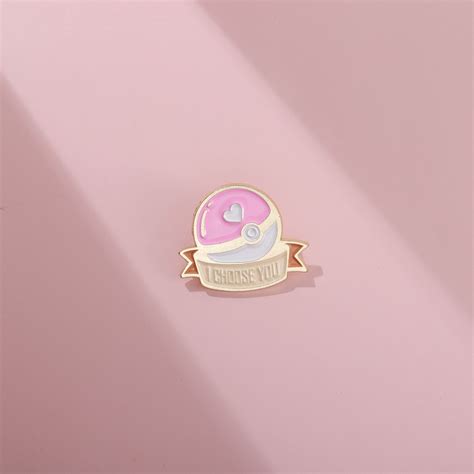 Riman Series Pet Elf Lapel Pin "I Choose You" Brooch Elf Ball Badge Gift for Friends Clothing ...