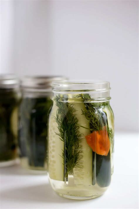 Spicy Dill Pickles - Artzy Foodie