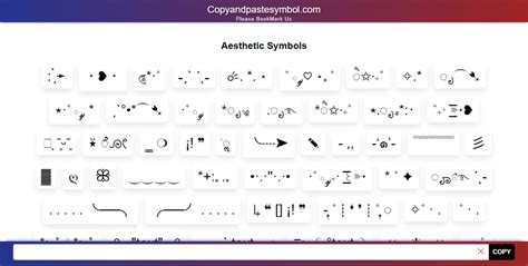 Symbols Copy And Paste — Aesthetic Symbols Copy and Paste