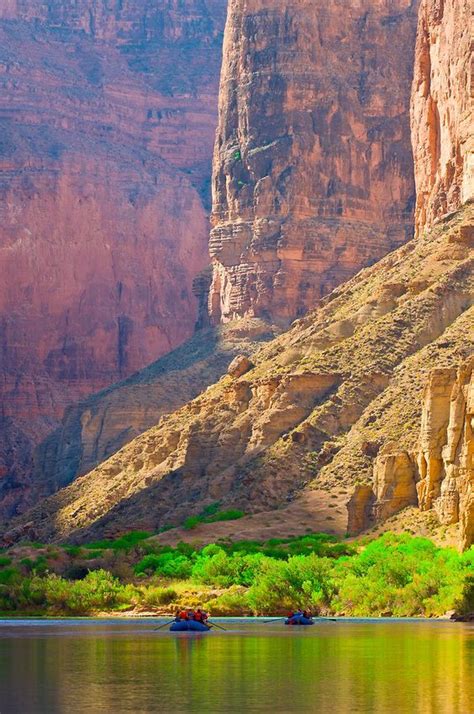 Whitewater rafting trip oar trip on the colorado river in marble canyon ...