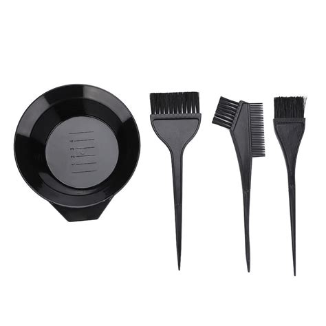 Amazon.com : Hair Dye Color Brush and Bowl Set, 4pcs Hair Color Brush Mixing Bowl Kit Perfect ...