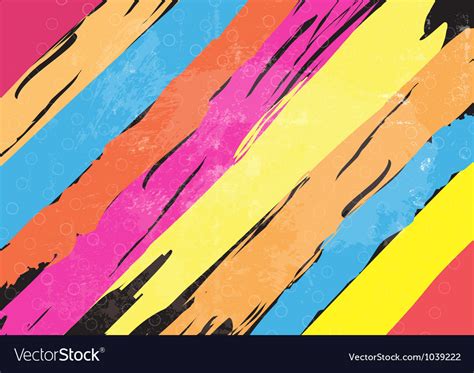 Color paint stripe background Royalty Free Vector Image