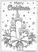 30  Christmas Candles Coloring Pages Free Printable PDF JPG PNG sketch template