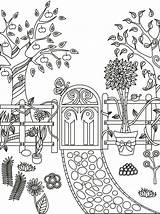 Garden Coloring Book Pages sketch template