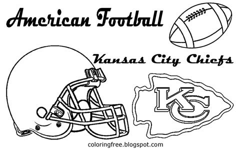 Kansas City Chiefs Coloring Pages - Learny Kids