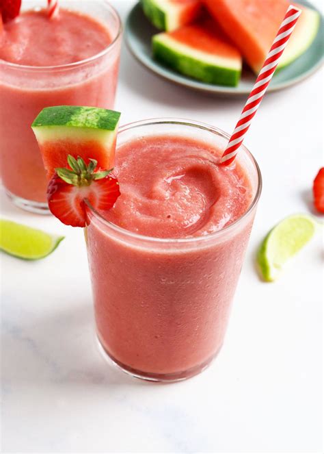 Fresh Watermelon Smoothie - Detoxinista