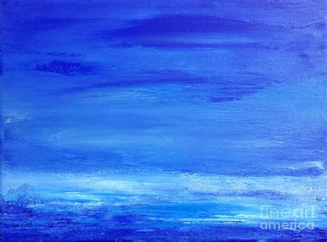 Sky Meets The Sea - Ocean Series Painting - Sky Meets The Sea - Ocean ...