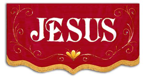 Jesus - Horizontal Sanctuary Banner - Christian Banners for Praise and ...