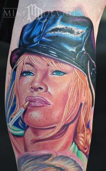 Pam Anderson Tattoo by Mike DeVries: TattooNOW