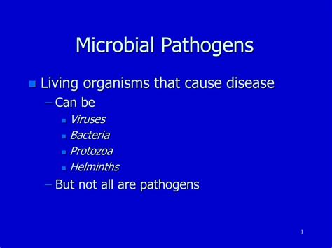 PPT - Microbial Pathogens PowerPoint Presentation, free download - ID ...