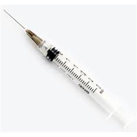 3cc Syringe/needle Combination, Luer-lock Tip, 22g X 1", Black - Box Of ...