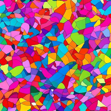 Premium AI Image | colorful wallpaper colour wallpaper with shapes