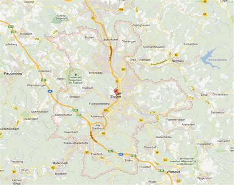 Siegen Map and Siegen Satellite Images