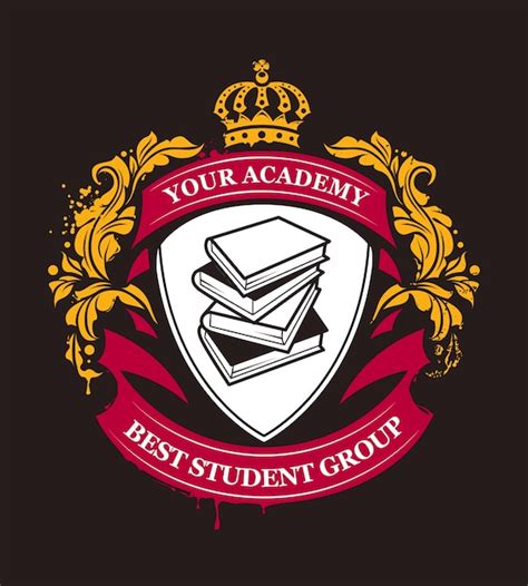 Elegant academy badge | Free Vector