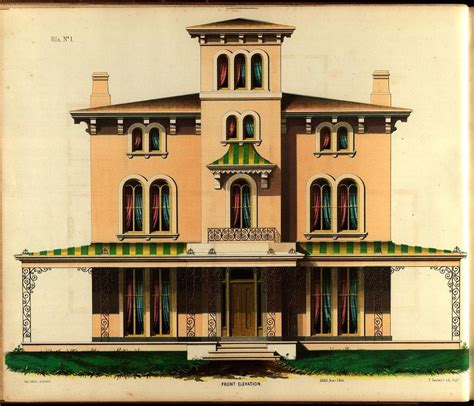 The Picturesque Style: Italianate Architecture: Painting the Italianate ...