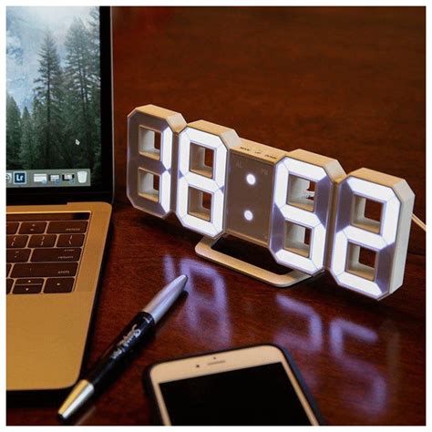 Digital LED Desk Clock | Cool digital clocks, Desk clock