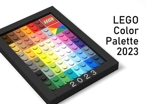 LEGO MOC Lego Color Palette 2023 by asnoopy | Rebrickable - Build with LEGO