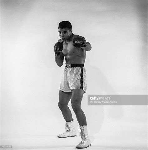 Cassius Clay, 20 year old heavyweight contender from Louisville, Kentucky poses for a portrait ...