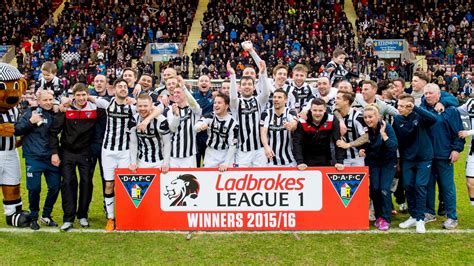 Dunfermline win Scottish League One title with victory over Brechin ...