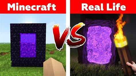 MINECRAFT IN REAL LIFE! Minecraft vs Real Life animation - YouTube