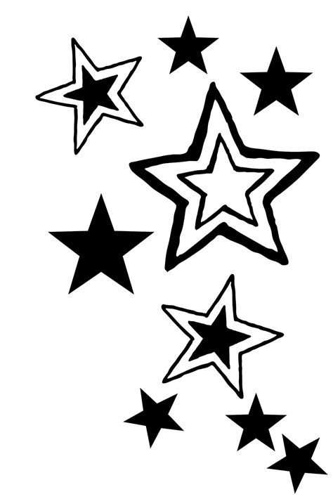 Shooting Stars Template