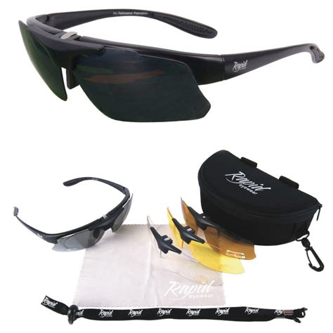 Prescription Cycling Sunglasses USA| Glasses With Rx Optical Adaptor additional lenses