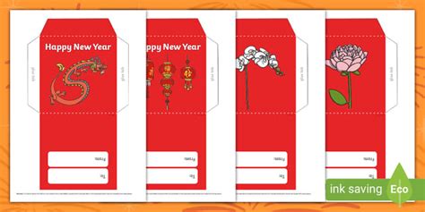 Lunar New Year Money Envelopes | Craft | Twinkl - Twinkl