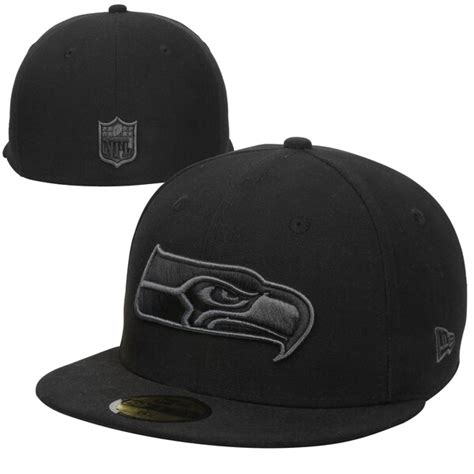 New Era Seattle Seahawks Basic 59FIFTY Fitted Hat - Black/Gray - Seahawks Pro Shop