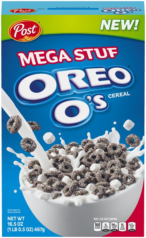 Post, Oreo O's Breakfast Cereal, Mega Stuf, 16.5 Oz - Walmart.com in ...