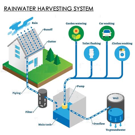 Rainwater Harvesting system | Rainwater harvesting system, Rainwater ...