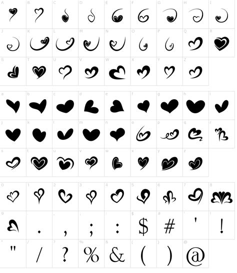 Fotograami Hearts Font Download